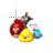 angry bird 6.cur Preview