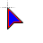 Red & Blue Cursor.cur Preview