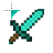 Mincraft diamond sword (Right and Left handed!!).cur