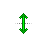 Green Vertical Resize.cur Preview
