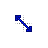 Blue Diagonal Resize 1.cur Preview