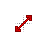 Red Diagonal Resize 2.cur Preview