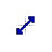 Blue Diagonal Resize 2.cur
