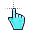 aero blue cursor.cur Preview