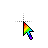 Rainbow cursor.ani Preview