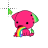 Pink Rainbow sMonster.ani