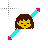 Undertale Frisk[Diagonal Resize 2].cur