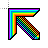 Rainbow cursor.cur Preview