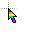 Rainbow Arrow.cur Preview