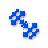 Pixel'd Very Blue Diagonal Resize 1.cur