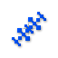Pixel'd Very Blue Diagonal Resize 2.cur HD version