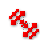 Pixel'd Quite Red Diagonal Resize 1.cur