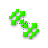 Pixel'd Kinda Green Diagonal Resize 1.cur Preview