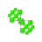 Pixel'd Kinda Green Diagonal Resize 1.cur