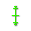 Pixel'd Kinda Green Vertical Resize.cur HD version