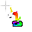 rainbow unicorn.cur Preview