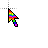 rainbow cursor.cur Preview