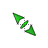 Cyberpunk Green Diagonal Resize 1.ani Preview
