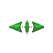 Cyberpunk Green Horizontal Resize.ani Preview