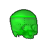 Cyberpunk Green Skull Max.ani Preview