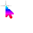 colorful mouse pointer.cur