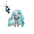 Hatsune Miku Chibi.cur Preview