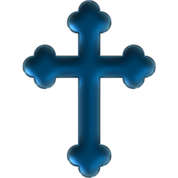 Holy Cross Blue Icon