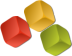 Colored Cube Icon Set thumbnail