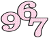 Pink Polka Dot With Black Edge Numbers Teaser