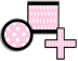 Pink Polka Dot With Black Edge Punctuation
