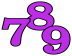 Purple With Black Edge Numbers Teaser