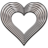 Heart Rings Silver.ico Preview
