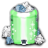 sparkly green recycling bin FULL.ico Preview
