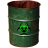 Biohazard Barrel Empty Recycle Bin Icon.ico