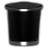 Black and Chrome Recycle Bin -Full -New.ico