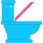 Toilet Blue 1.ico Preview