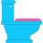 Toilet Blue 2.ico Preview