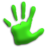 Green Hand.ico Preview