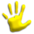 Yellow Hand.ico Preview
