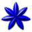 Blue 7-Pointed Star.ico Preview