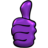 Thumb Up - Purple 2.ico