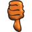 Thumb Down - Orange.ico Preview