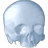 Cyberpunk Blue Skull.ico Preview