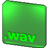 Cyberpunk Green WAV File.ico Preview