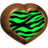 Heart Zebra Wood - Green.ico