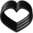 Heart Bumpy - Black.ico