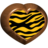 Heart Zebra Wood - Yellow.ico