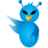 alien twitter bird.ico Preview