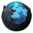 firefox blue & black .ico Preview