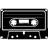 cassette black .ico